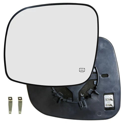 Driver Left Side Exterior Heated Mirror Glass For Dodge Grand Caravan 2008-2019
