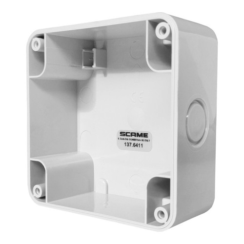 Schuko Steckdose 230V 16A im Gehäuse hermetische IP66 SCAME Aufputz 7374 - Bild 9 von 9
