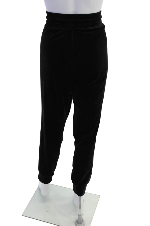 Pantalones deportivos Marc New York Performance para mujer con patrón de terciopelo negros talla XL Foto 3 de 4