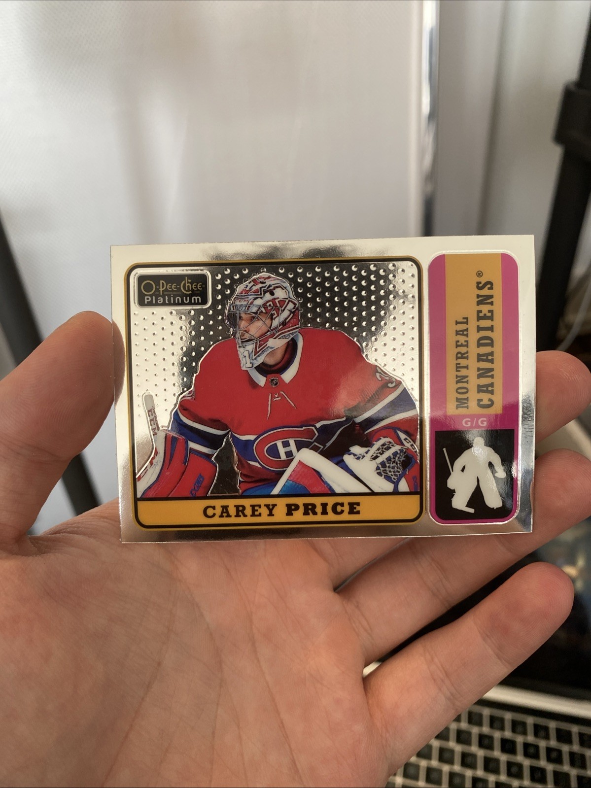 Carey Price #R-10 Hockey Cards 2018 O-Pee-Chee Platinum Retro trading card — raw and PSA graded price guide