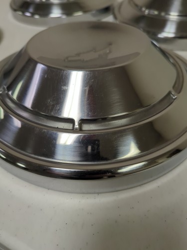 Nice Set Of 4 68-70 Chevy Dog Dish Hub Caps 10.5" Camaro Chevelle Nova - Bild 10 von 23