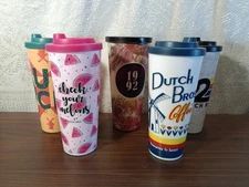 Vintage Dutch Brother's Tumblers. Lots Of Five. Dutch Bros. 
