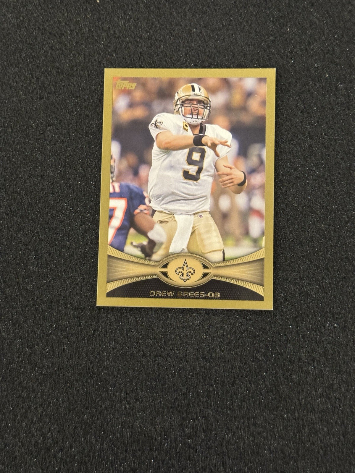 2012 Topps #100 Drew Brees Gold /2012 Saints HOF