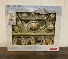 Rare New Vintage 12-piece Schylling Classic Pooh China Tea Set