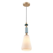 Pendant Light Fixture Modern Pendant Lighting Hanging Lamp Milk White Glass F...