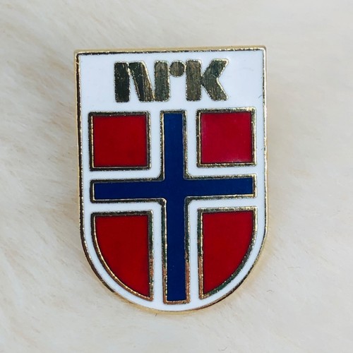 NRK Norway National Television TV Advertising Enamel Lapel Pin