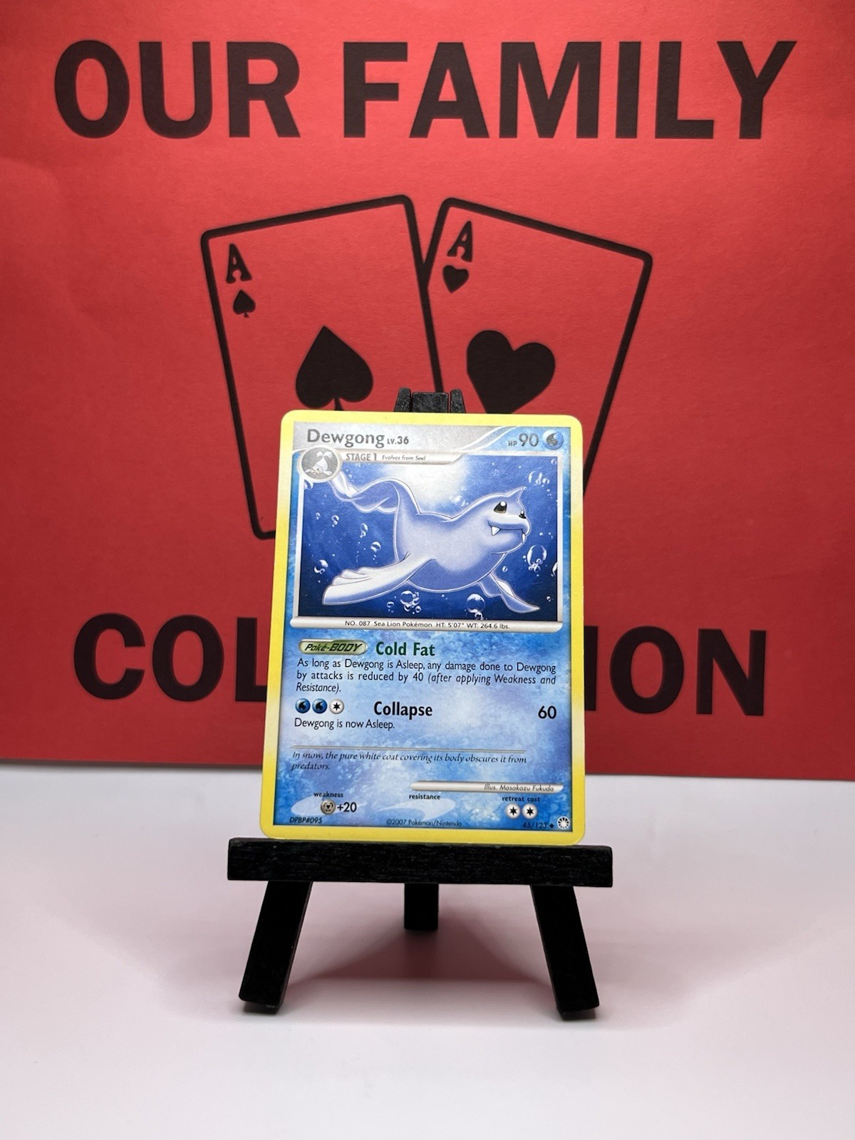 Dewgong 45/123 Mysterious Treasures Uncommon Regular 2007 Pokemon Card
