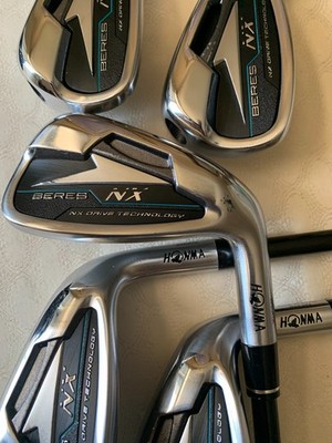 HONMA BERES NX Iron Set 7-11 (5 pcs) w/VIZARD for NX 45 Stiff R