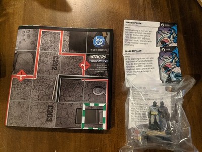 Heroclix DC Fight For Gotham City Release Day Kit Batman Map 2 X One Shot