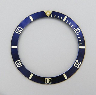 Genuine Rolex Submariner 16803 16613 16808 16618 Dark Blue & Silver Bezel Insert