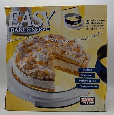 Kaiser Backform Easy Bake & Serve Cake TRANSPORTATION System NEW