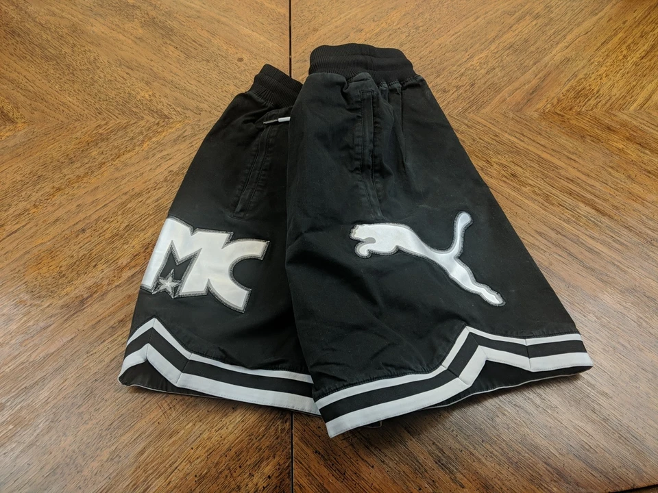 Puma x MCM Sample Shorts Size Small Black White Gym Workout Boxing Training - Image 3 of 4