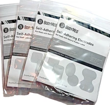 (16) Self-Adhering Electrodes 2"×2" square (BodyMed TENS / EMS) - Reusable