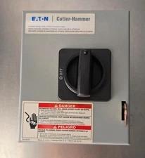 DR3025UG, EATON CORPORATION, MANUAL SELECTOR SWITCH ENCLOSURE, NEW