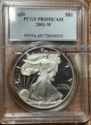 2001-W Proof Silver American Eagle PCGS PR69DCAM