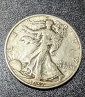 1937 P Walking Liberty Silver Half Dollar Excellent Shape and detail. No Reserve