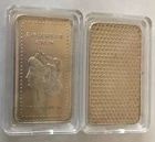 1 oz Silver Bar - Morgan Head  Design .999 FINE AG E PLURIBUS UNUM
