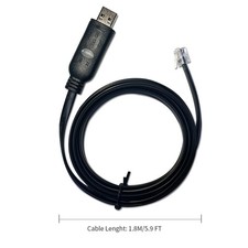 USB to RJ11/12 6P4C RS232 Serial Cable Adapter with FT232RNL Chip for APC PDU UP