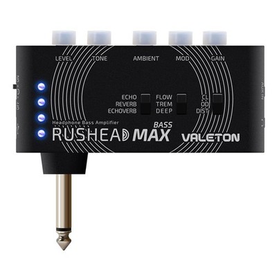Rushead Max Bass USB Chargeable Portable Pocket Bass Headphone Amp Effects