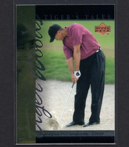TIGER WOODS 2001 Upper Deck Tiger's Tales Golf Rookie RC Sports Card #27 PSA