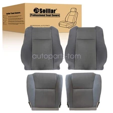 For 2009 2010 Toyota Tacoma Driver & Passenger Bottom & Top Cloth SEAT COVER