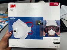 3M AURA 9332+ Disposable Respirator Mask PACK OF 10
