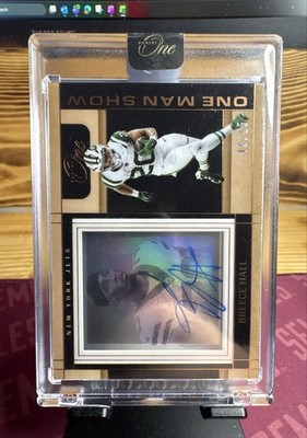 2024 Panini One - One Man Show Breece Hall #182 Bronze /15 (AU)