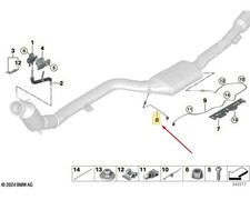 BMW 2 Coupe G42, G87 Abgastemperatursensor 11788744024 NEU Original