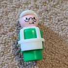 Fisher-Price Little People Man with Glasses Figure Vintage Toy 1963-1996