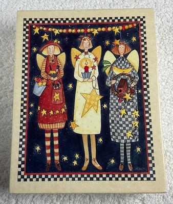 Vtg 1997 Main Street Press THREE NOELS Christmas Cards E. Stouffer 13cards/14env