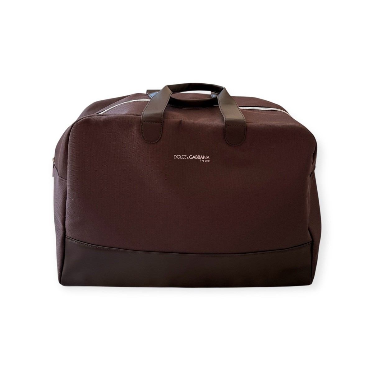 NEW Dolce And Gabbana The One Dark Brown vernight weekender tote