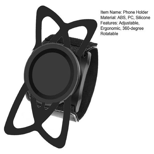 Arm Band Phone Stand Rotating Arm Band Phone Holder 360-degree Phone Holder - Photo 8 sur 12
