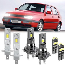 Fits VW Golf MK4 Xenon White 1997-2003 LED Headlight 40w Led Side Light Bulbs