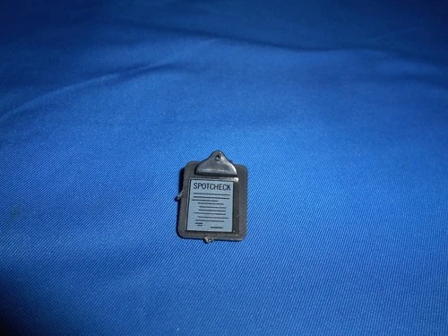 1985 GI JOE ARAH CHECK POINT ALPHA CLIPBOARD PART ACCESSORY AMAZING SHAPE