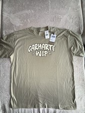 Carhartt WIP Cloud Script T-Shirt Barchan Large NWT Graphic Tee