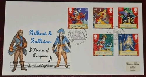 GB - 1992 ''Gilbert and Sullivan" - Mercury First Day Cover