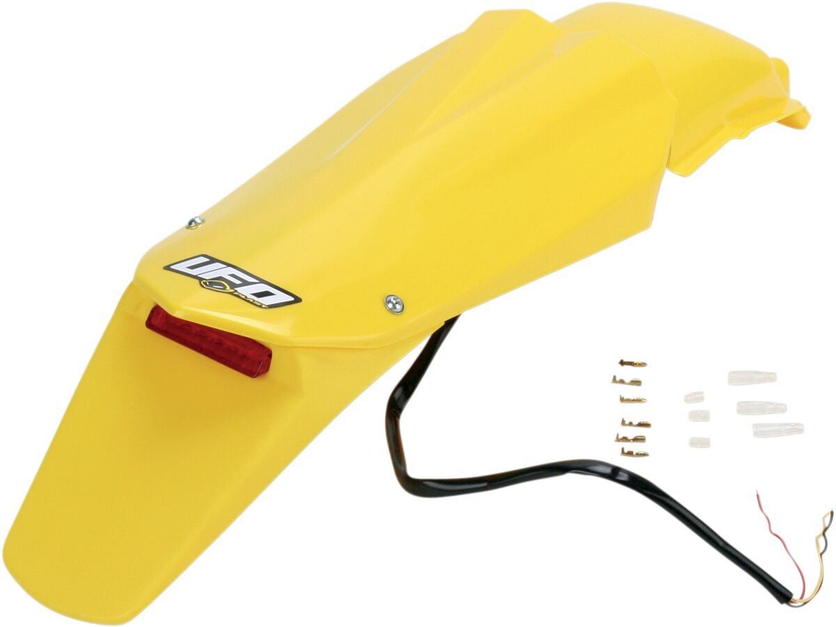 UFO Enduro Rear Fender W/ Led-Light Husqvarna 05-13 CR WR250 Yellow Hu03314103