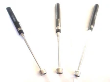 3 GRIP TOOLS 8LB TELESCOPING PICK-UP MAGNETS 33" LONG WITH CAP AND POCKET CLIP