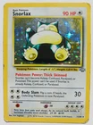 Snorlax Pokemon Card Holo WOTC 11/64 Jungle Set Rare Vintage 1999 Original HP