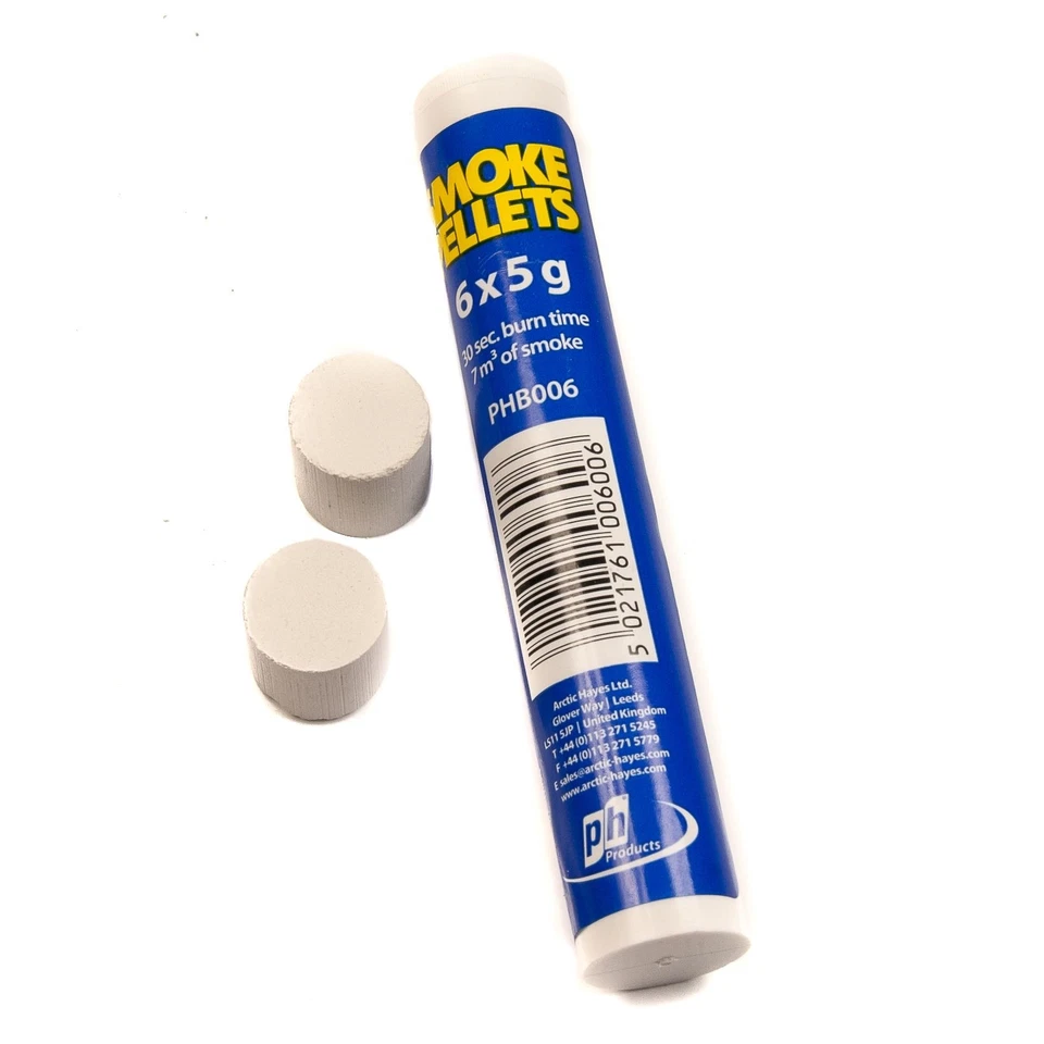 ARCTIC Rauchpellets PH Tube à 6 x 5g Pellets Schornsteinprüfung