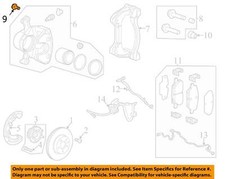 GM OEM 16-24 Bolt EUV Brake Components-Caliper Mount Bolt 13579698
