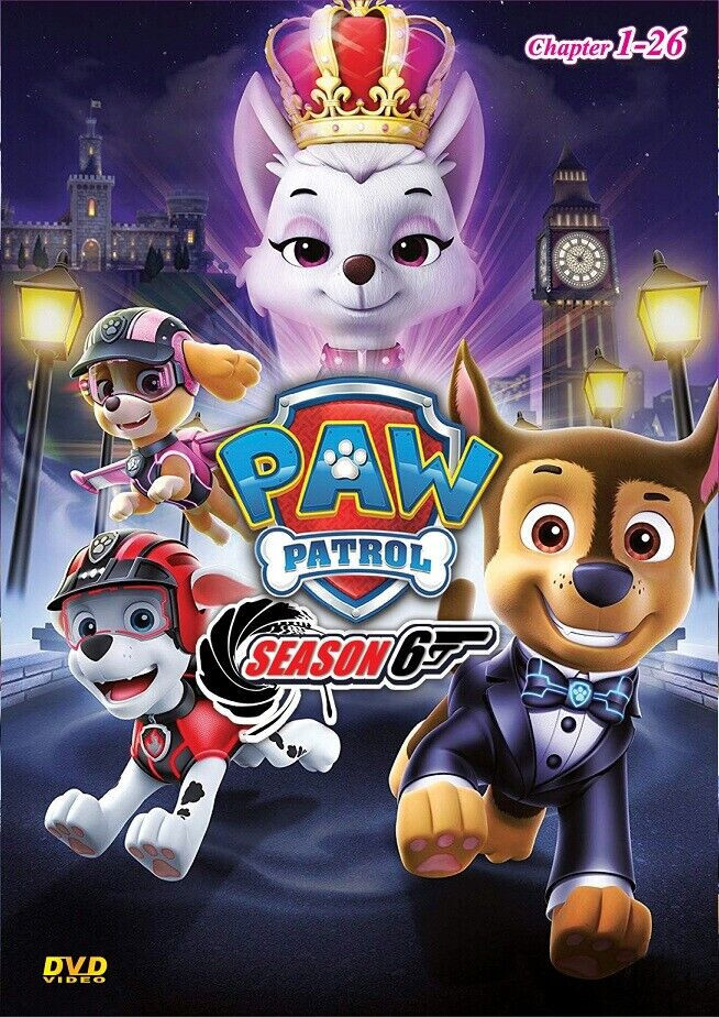 PAW PATROL DVD Anime Complete Series Season 1,2,3,4,5&6