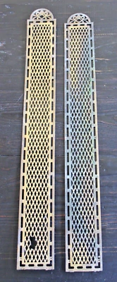 ANCIENNE ET GRANDE PLAQUE DE PROPRETE PORTE LAITON 50.5 CM - Photo 1/4