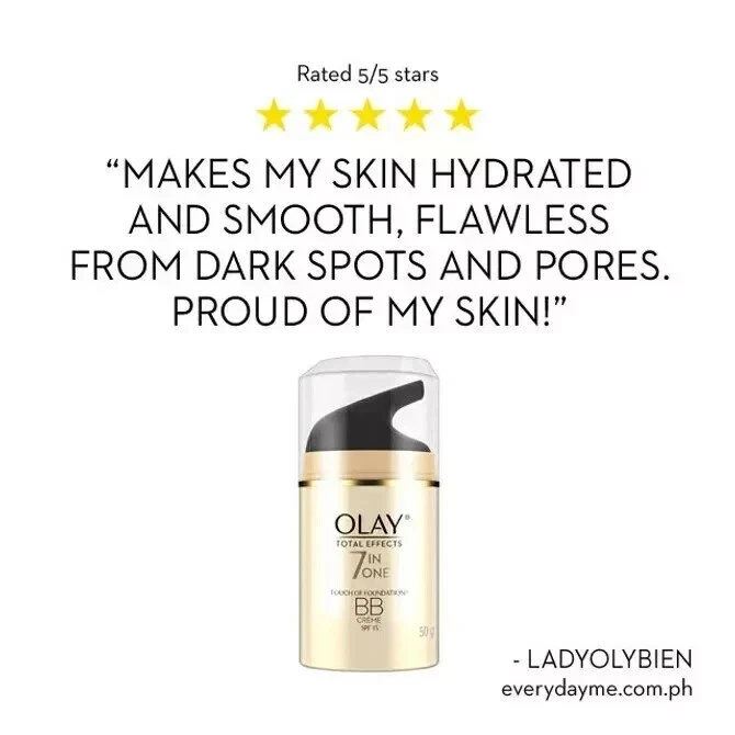 Olay Total Effects 7 in One Touch Of Foundation SPF 15+ 50g FREE SHIPPING - Image 4 of 4