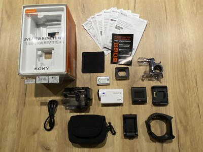 Sony FDR-X3000R Live View Remote Travel Kit Action Cam Camcorder Camera 4K Nice