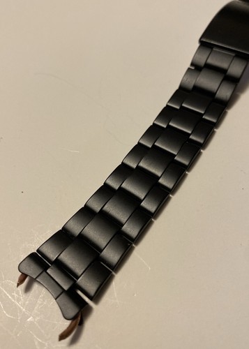 18mm Genuine Citizen Black Stainless Steel Wrist Watch Band New Old Stock - Picture 3 of 7