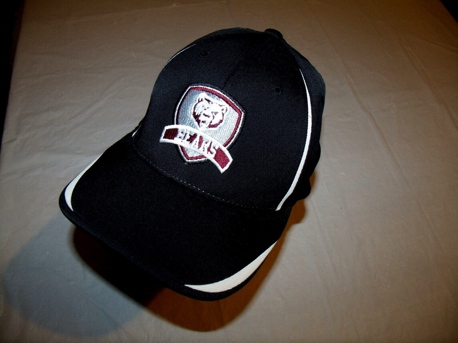 Potsdam Bears Hockey Hat Pacific Headwear Sm/Med Stretch Fitted 6 7/8