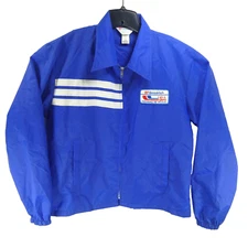 Vintage New BF Goodrich Jacket Men's Blue Large 80s Light Windbreaker USA Made