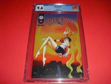 Sailor Moon #2 2nd print CGC 9.6 WHITE PAGES from 2000! Chix Manga NM