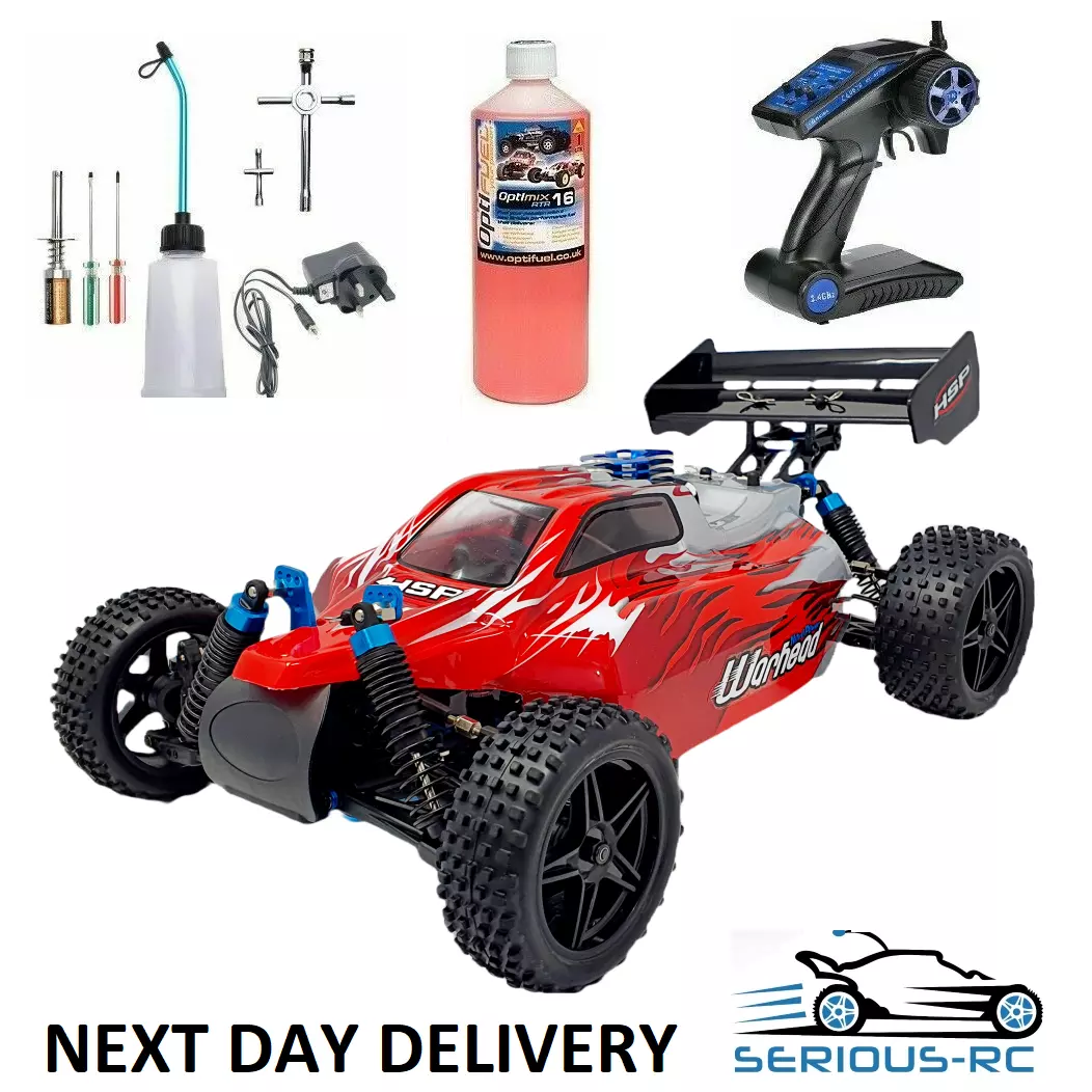 Petrol RC Car With *Two Gears* Remote Control Car With STARTER KIT & NITRO  FUEL